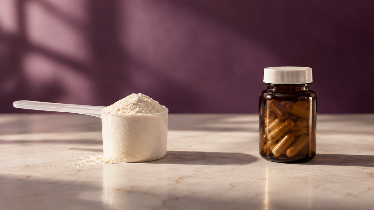 Collagen powder and a micronutrient supplement as different categories