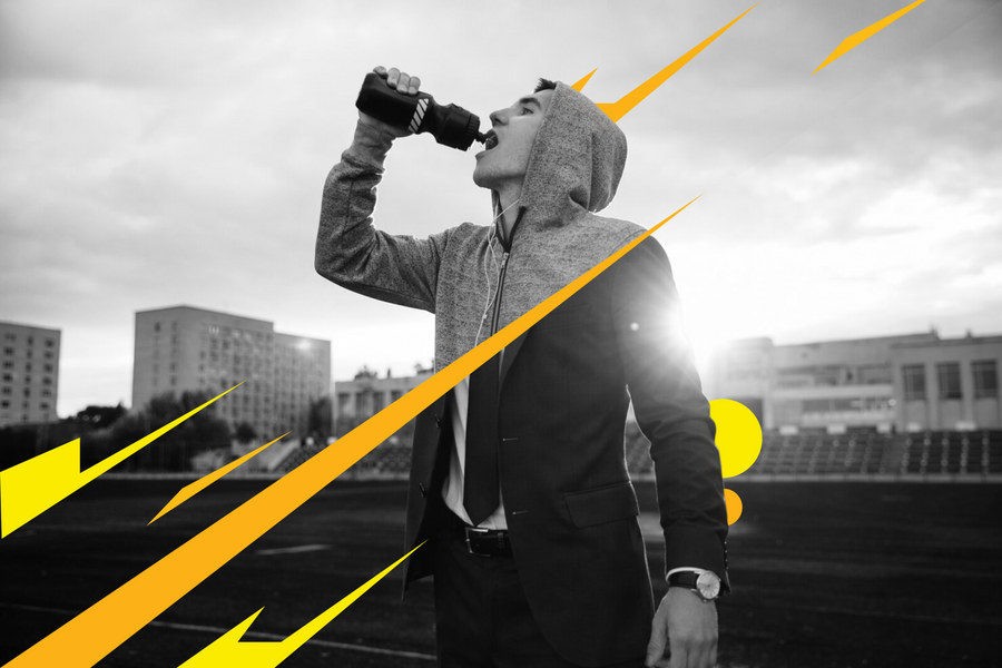 Kodėl sportuojant neužtenka tik vandens?