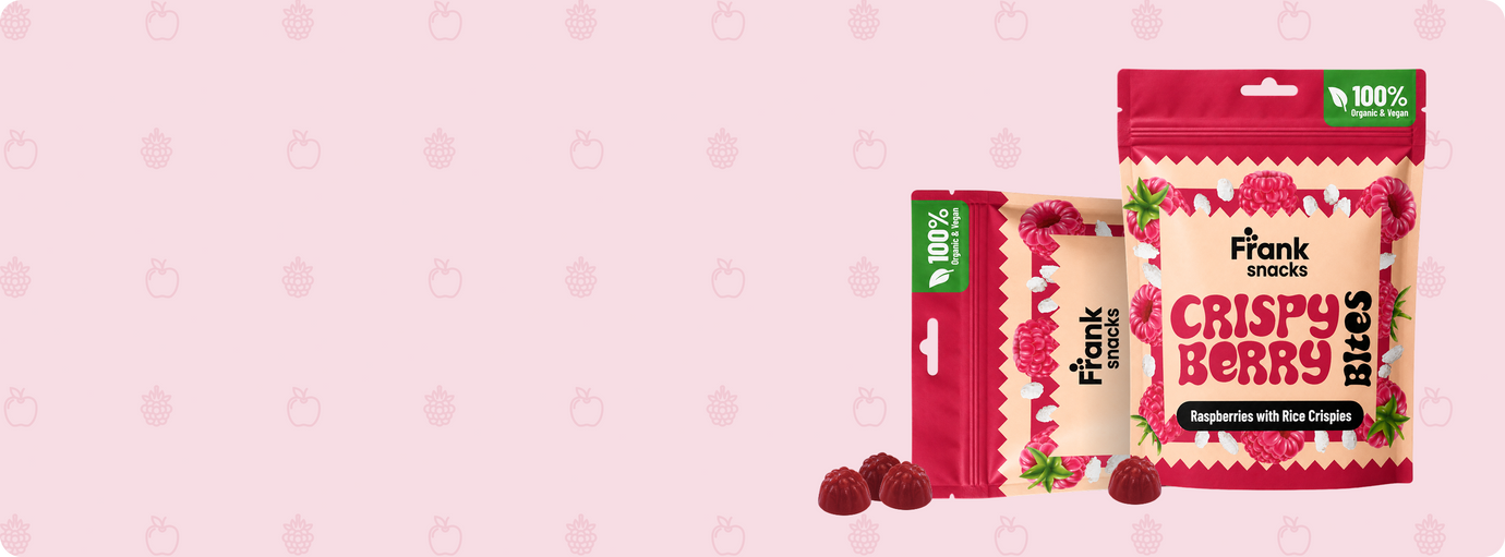 „Frank Snacks Crispy Berry Bites“ aviečių užkandžių pakuotės